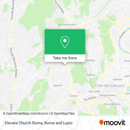 Elevate Church Roma map