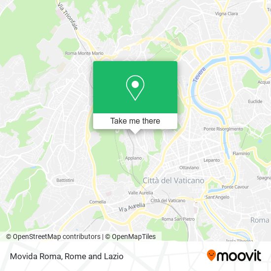 Movida Roma map