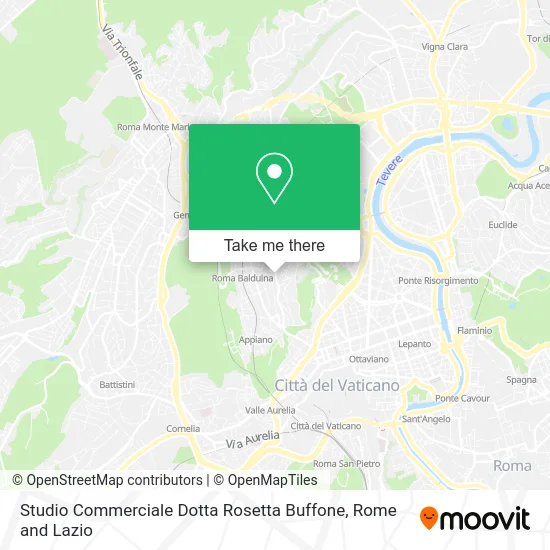 Commercial Studio of Rosetta Buffone map