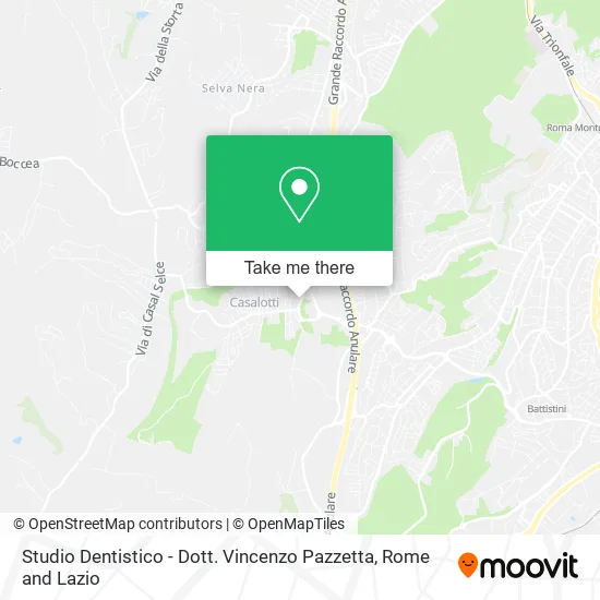 Dental Studio - Dr. Vincenzo Pazzetta map