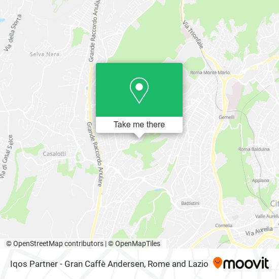 Iqos Partner - Gran Caffè Andersen map
