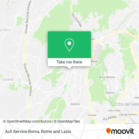 Acli Service Roma map