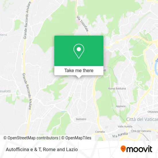 Autofficina e & T map