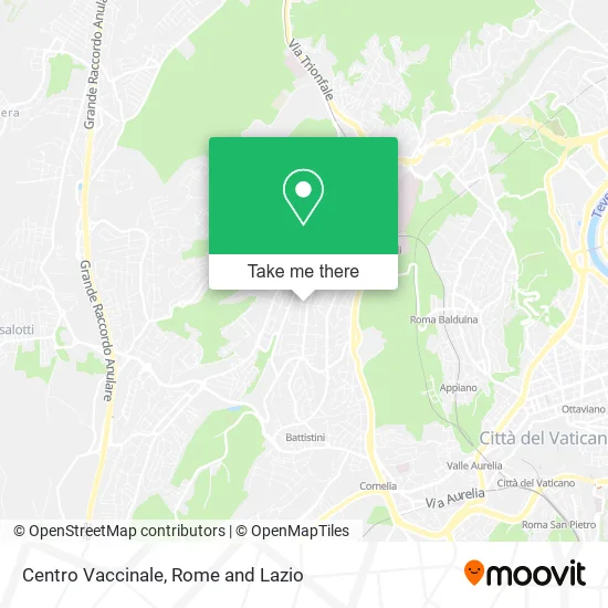 Vaccination Center map