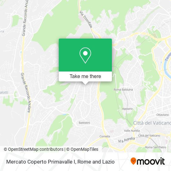 Mercato Coperto Primavalle I map