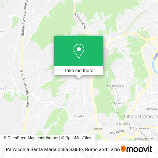 Saint Mary of Health Parish map