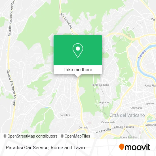 Paradisi Car Service map