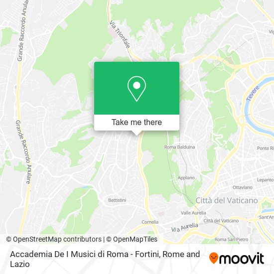 Accademia De I Musici di Roma - Fortini map