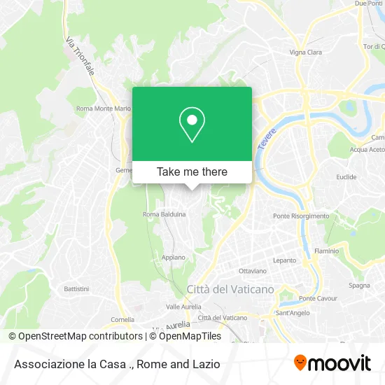 Associazione la Casa . map