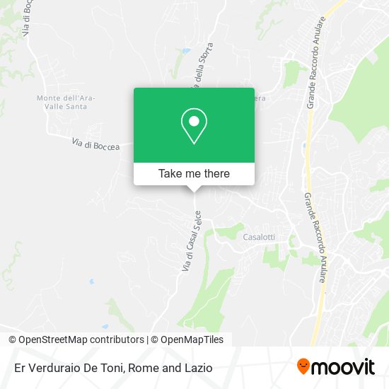 Er Verduraio De Toni map