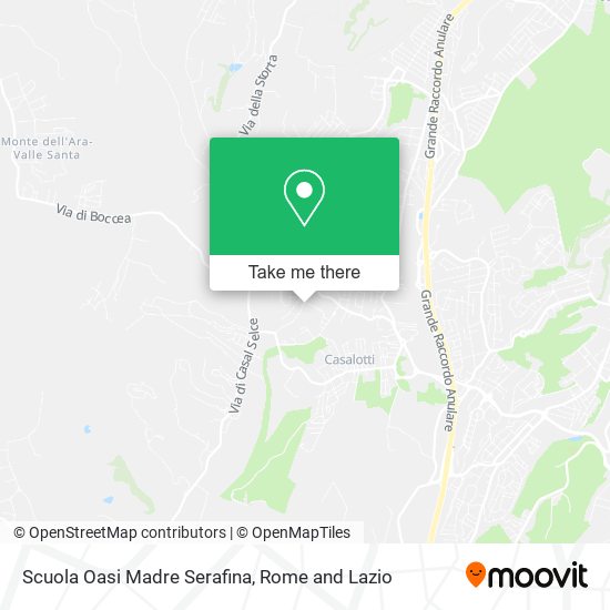 Scuola Oasi Madre Serafina map