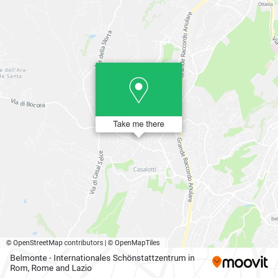 Belmonte - Internationales Schönstattzentrum in Rom map