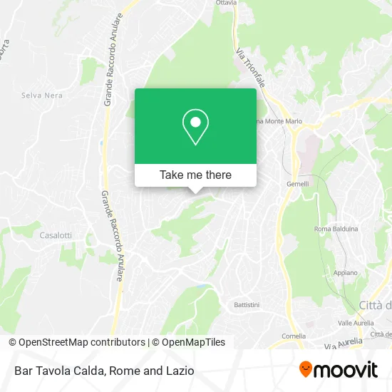 Bar and Hot Meals map