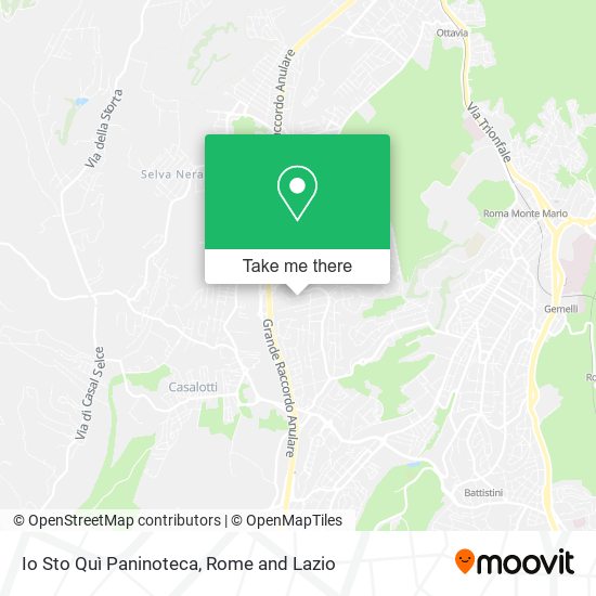 Io Sto Quì Paninoteca map