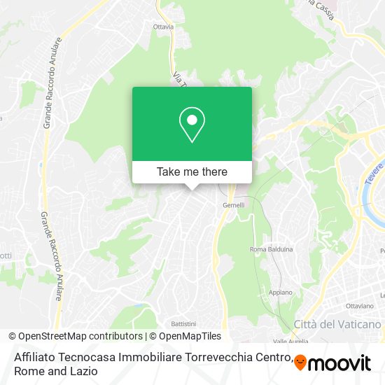 Affiliato Tecnocasa Immobiliare Torrevecchia Centro map