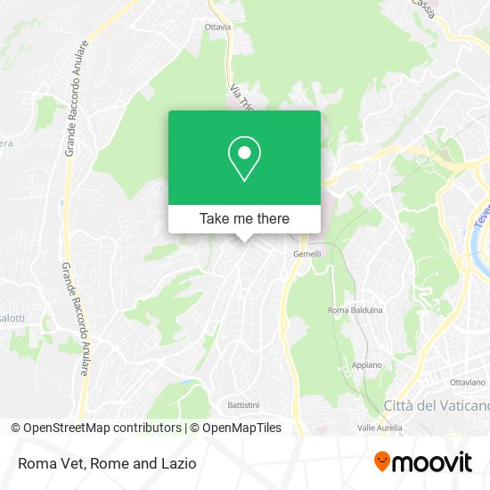 Roma Vet map