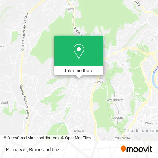 Roma Vet map