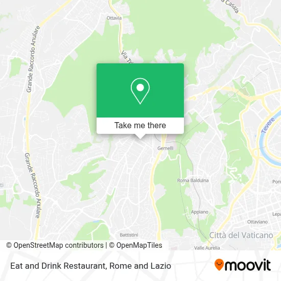 Eat and Drink Restaurant map
