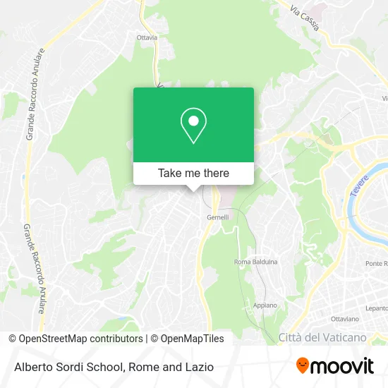 Alberto Sordi School map