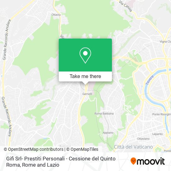 Gifi Srl- Prestiti Personali - Cessione del Quinto Roma map