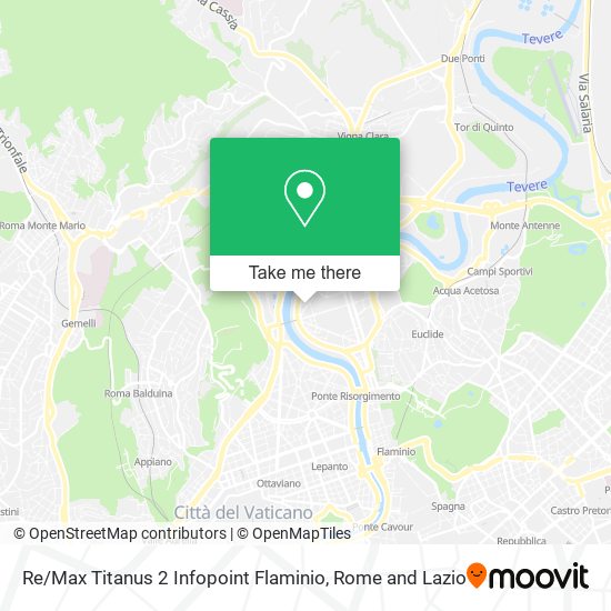 Re / Max Titanus 2 Infopoint Flaminio map