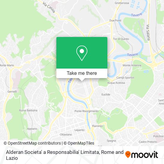 Alderan Societa' a Responsabilia' Limitata map
