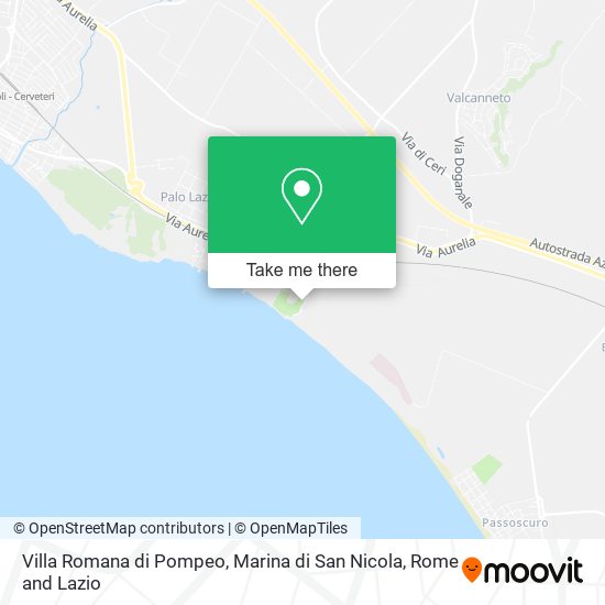 Villa Romana di Pompeo, Marina di San Nicola map