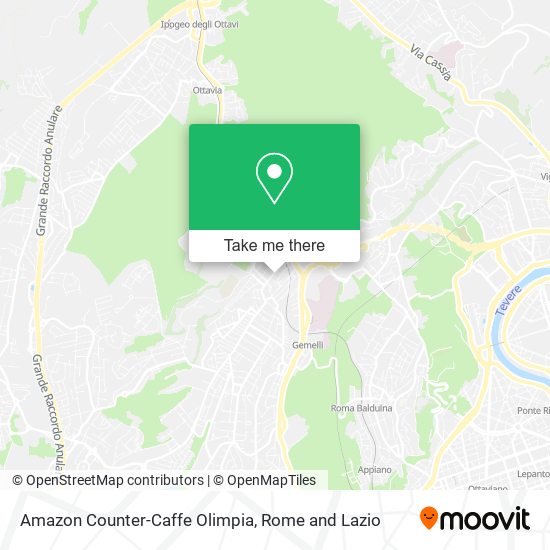 Amazon Counter-Caffe Olimpia map