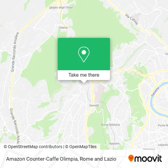 Amazon Counter-Olimpia Cafe map