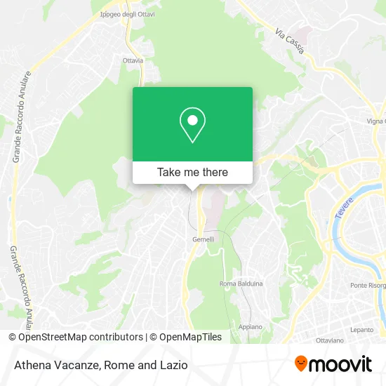 Athena Vacations map