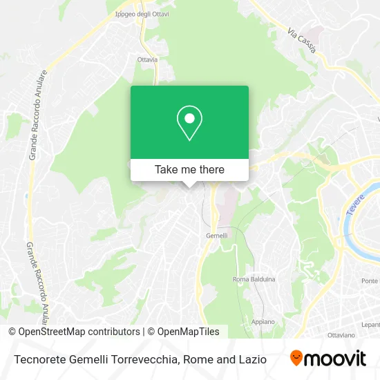 Tecnorete Gemelli Torrevecchia map