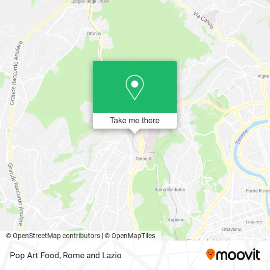Pop Art Food map