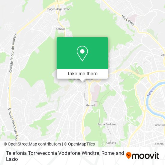 Telefonia Torrevecchia Vodafone Windtre map