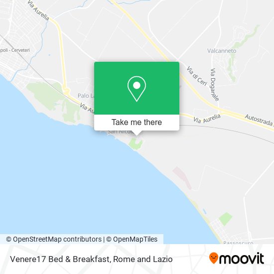 Venere17 Bed & Breakfast map