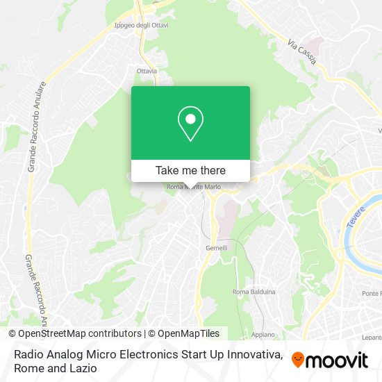 Radio Analog Micro Electronics Start Up Innovativa map