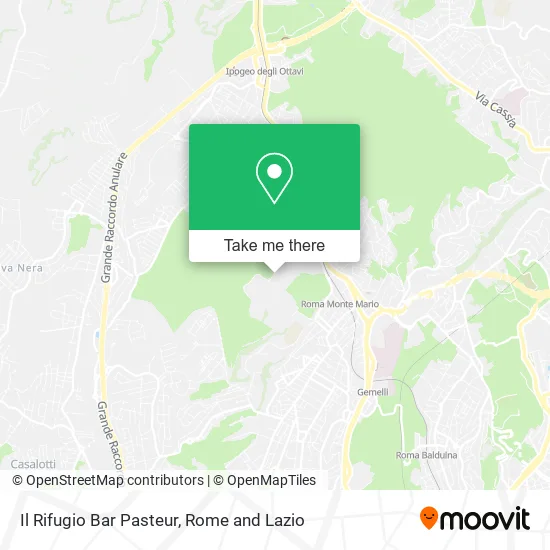 Pasteur Refuge Bar map