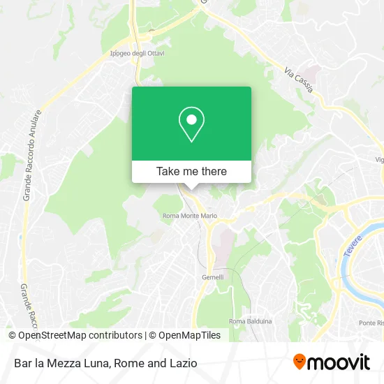 Bar the Half Moon map