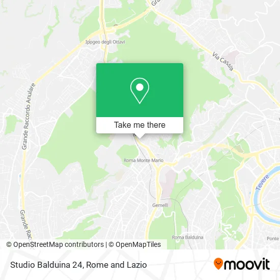 Studio Balduina 24 map