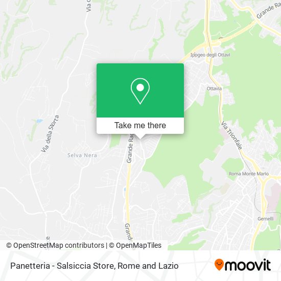 Panetteria - Salsiccia Store map