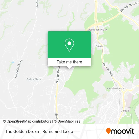 The Golden Dream map