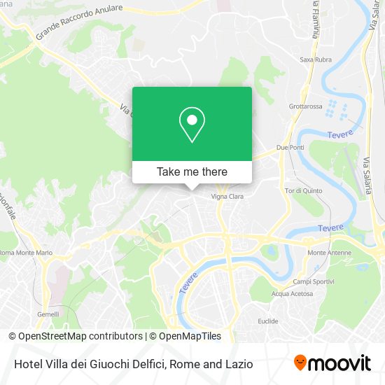 Hotel Villa dei Giuochi Delfici map