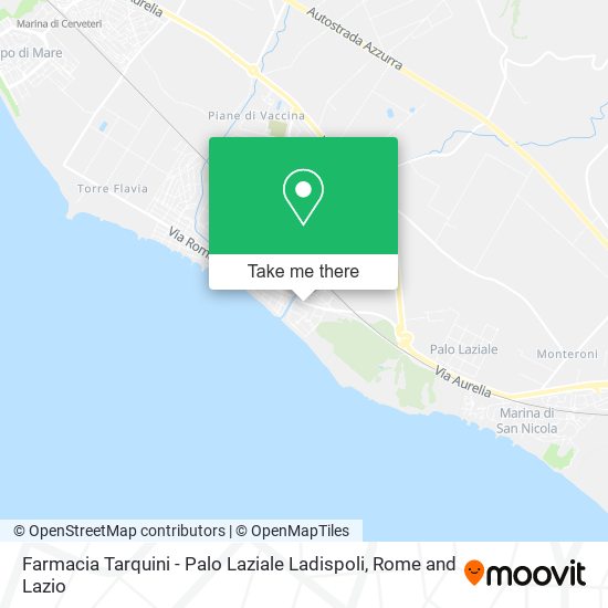 Farmacia Tarquini - Palo Laziale Ladispoli map
