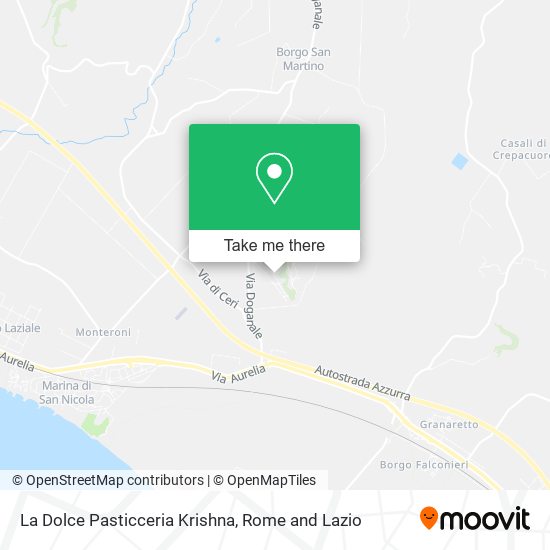 La Dolce Pasticceria Krishna map