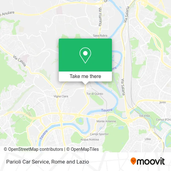 Parioli Car Service map