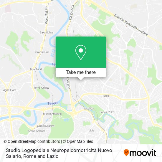 Studio Logopedia e Neuropsicomotricità Nuovo Salario map