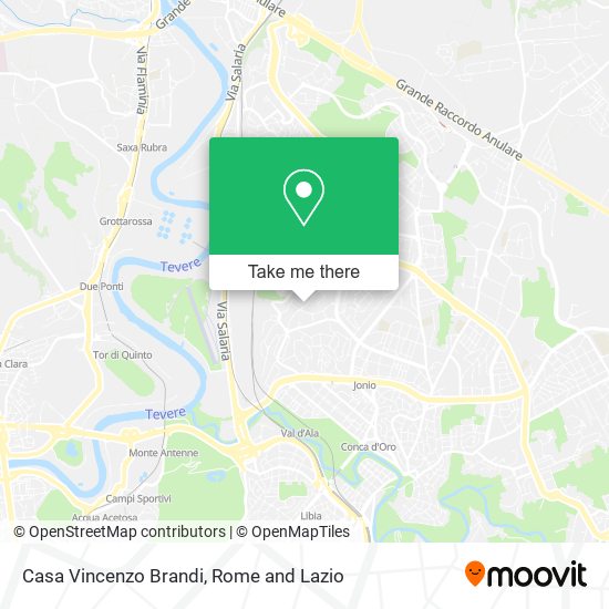 Casa Vincenzo Brandi map