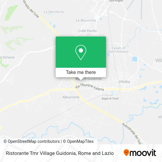 TMR Village Restaurant Guidonia map
