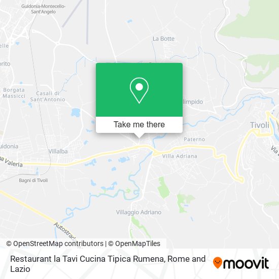Restaurant la Tavi Cucina Tipica Rumena map