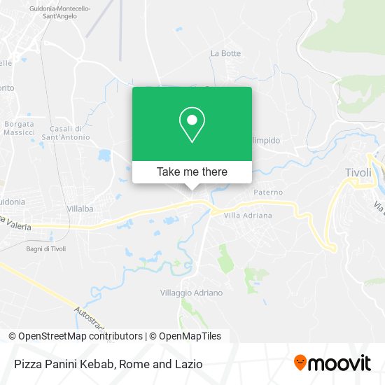 Pizza Panini Kebab map