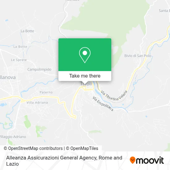 Alleanza Assicurazioni General Agency map